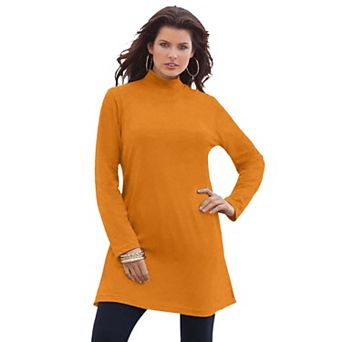 Roaman's Women's Plus Size Ultimate Mockneck Tunic