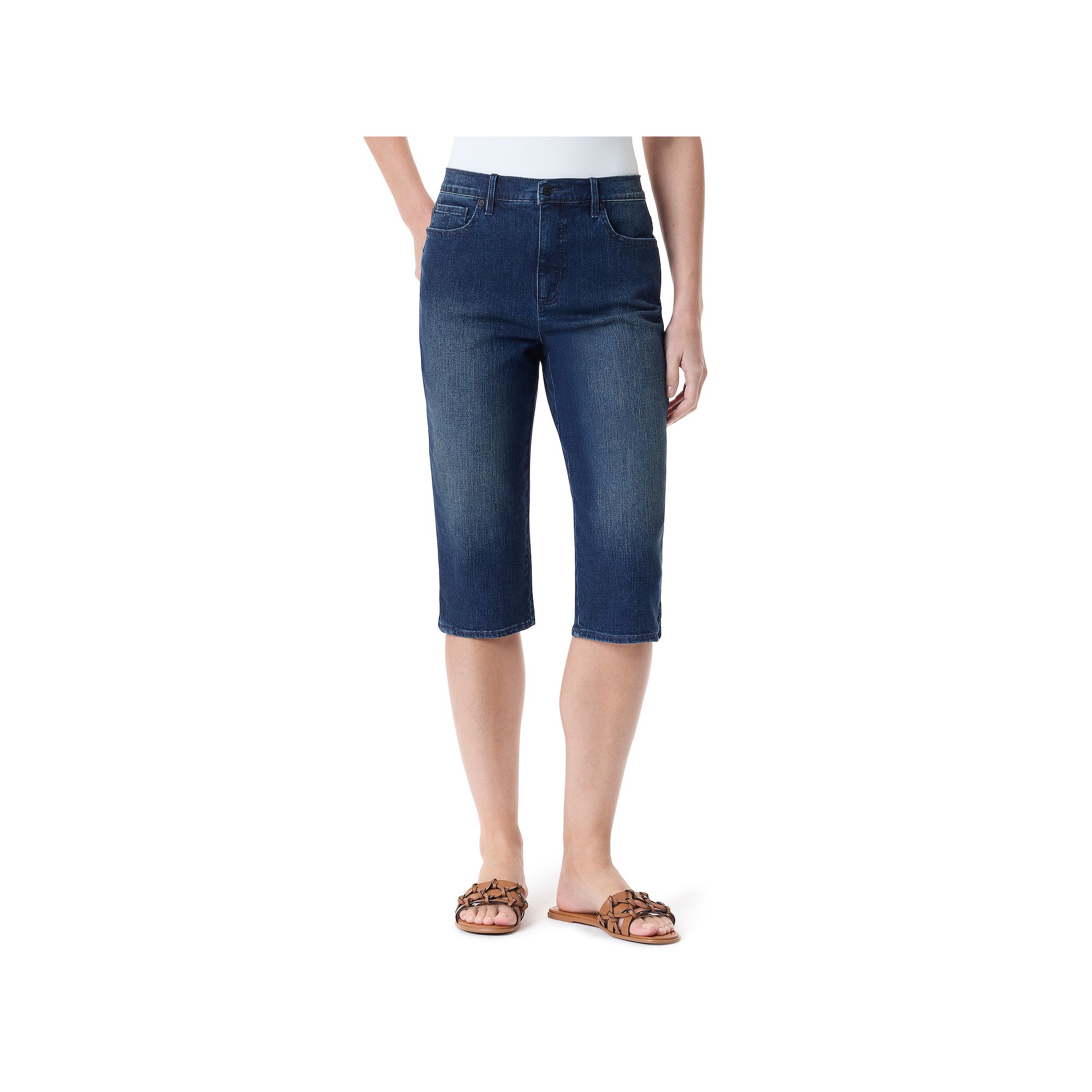 Petite Gloria Vanderbilt Amanda Skimmer Pants, Womens, Size: 4 Petite, Rom