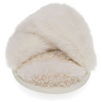 Honeydew Women's Mixed Media Crossband Slippers