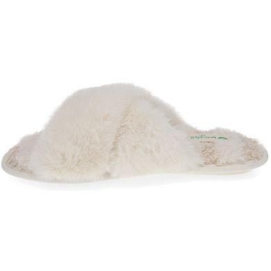 Honeydew Women's Mixed Media Crossband Slippers