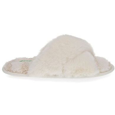 Honeydew Women's Mixed Media Crossband Slippers