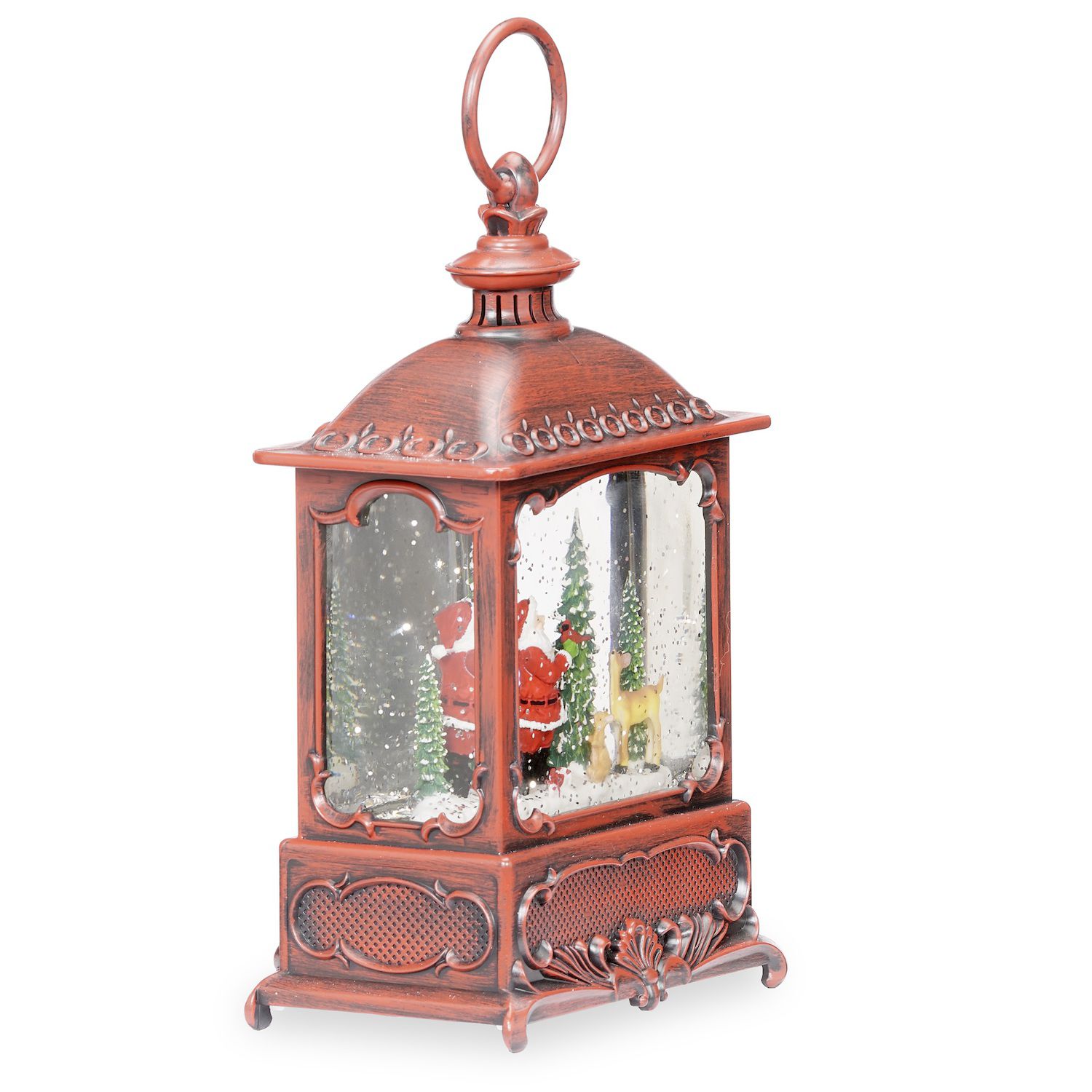 Lanterna Decorativa Roman Con Zucche Led - Multicolore 10,5 Cm Per Halloween O Autunno