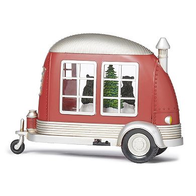 Roman Lighted Swirl Bear Camper By Fire Holiday Table Decor