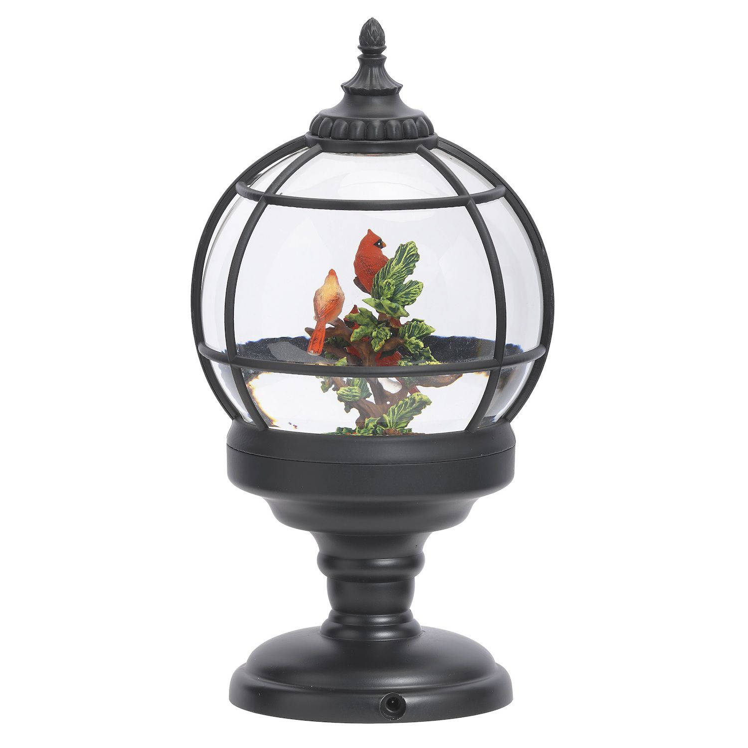 Roman Lighted Swirl Cardinal Sphere Holiday Table Decor - Thumbnail 2