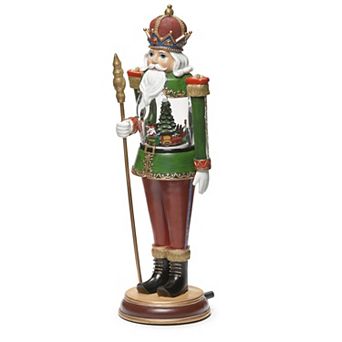 Roman LED Musical Nutcracker With Train Holiday Table Decor