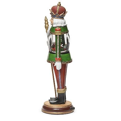 Roman LED Musical Nutcracker With Train Holiday Table Decor