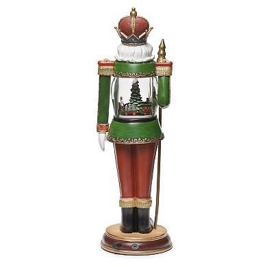 Roman LED Musical Nutcracker With Train Holiday Table Decor