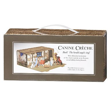 Roman 7-Piece Set Canine Nativity Holiday Table Decor Set