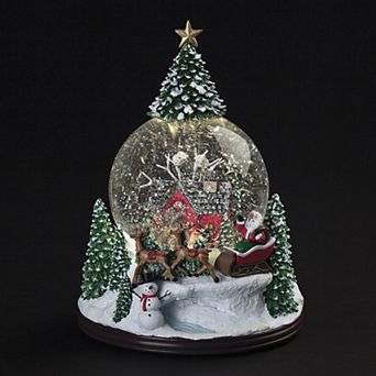 Roman LED Musical Cabin Snowglobe
