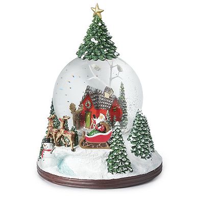 Roman LED Musical Cabin Snowglobe