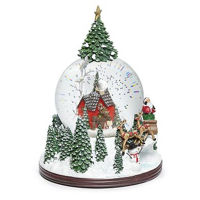 Roman LED Musical Cabin Snowglobe
