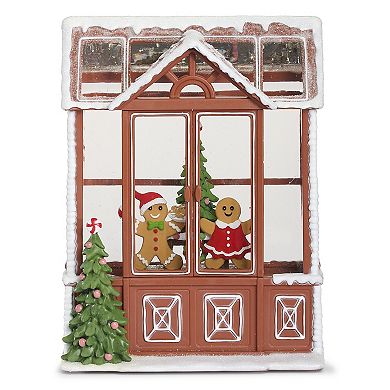Roman Lighted Greenhouse Gingerbread Holiday Table Decor