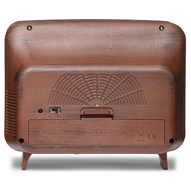 Roman Lighted TV with Ferris Wheel Holiday Table Decor