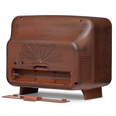 Roman Lighted TV with Ferris Wheel Holiday Table Decor