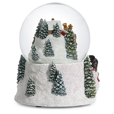 Roman Animals And Santa Glitterdome Table Decor