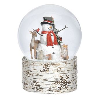 Roman Musical Snowman Glitterdome Table Decor