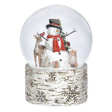 Roman Musical Snowman Glitterdome Table Decor