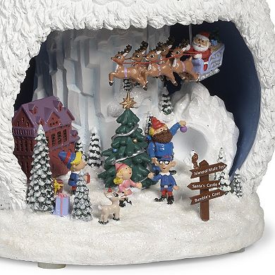 Roman Lighted Rudolph Musical Bumble Holiday Table Decor