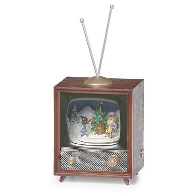 Roman 5 in. Musical Lighted Snoopy & Peanuts TV Campfire Table Decor