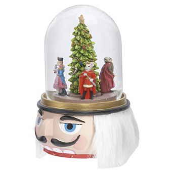 Roman Musical Nutcracker Glitterdome Table Decor