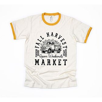 Fall Harvest Market Ringer Tee
