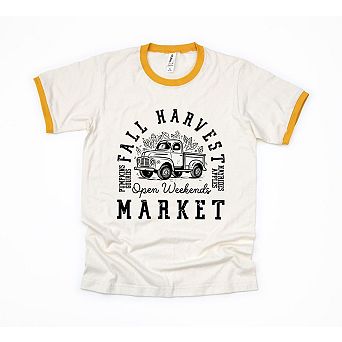 Fall Harvest Market Ringer Tee