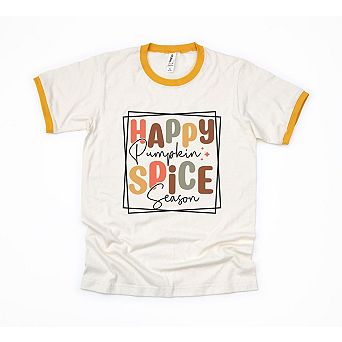 Happy Pumpkin Spice Season Ringer Tee