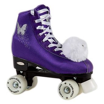 Epic Purple Butterfly Led Quad Skate