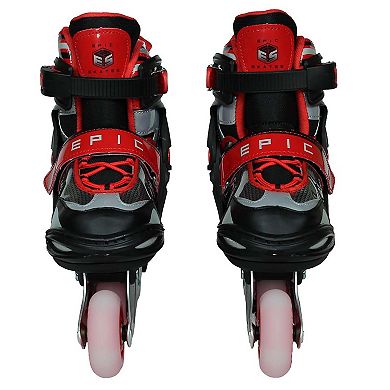Epic Drift Adjustable Led Inline Skates