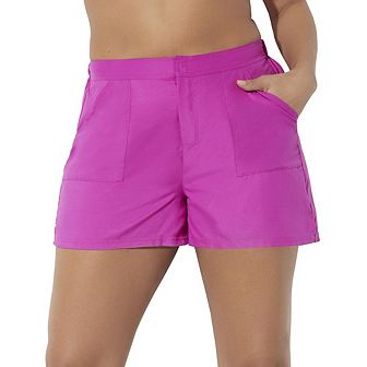 Swimsuits For All Women's Plus Size Cargo Swim Short
