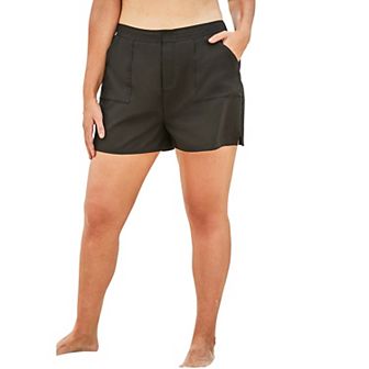 Swimsuits For All Women's Plus Size Cargo Swim Short