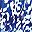 Blue Abstract Print