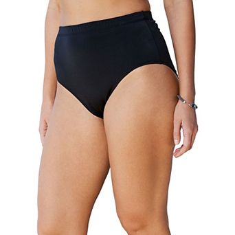 Swim 365 Women's Plus Size Classic Swim Brief With Tummy Control