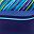 Blue Green Stripe