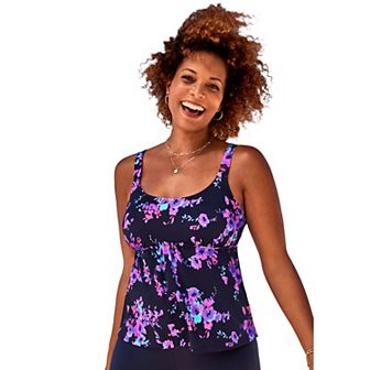 Swimsuits for All Women's Flared Tankini Top
