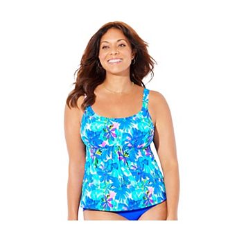Swimsuits for All Women's Flared Tankini Top