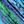 Teal Diagonal Stripe