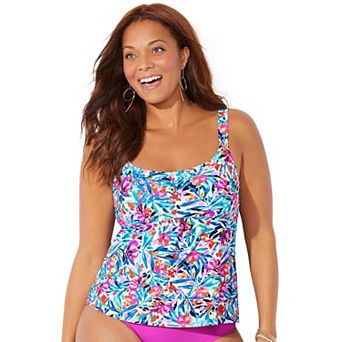 Swimsuits for All Women's Flared Tankini Top