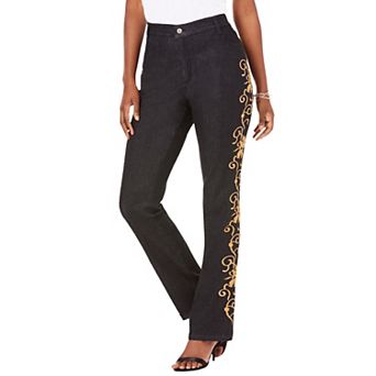 Roaman's Women's Plus Size Plus Size Whitney Jean With Invisible Stretch