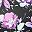 Purple Falling Floral