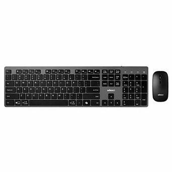 ADESSO Multi OS Wireless Scissor Switch Keyboard and Mouse With a CoPilot AI Hotkey and Quiet Switches