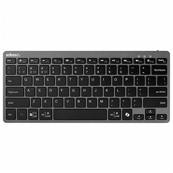 ADESSO Multi OS Bluetooth Scissor Switch Keyboard with CoPilot AI Hotkey