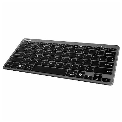 ADESSO Multi OS Bluetooth Scissor Switch Keyboard with CoPilot AI Hotkey
