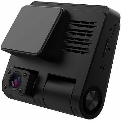 ADESSO GekoGear 2 Channel 1080P Front/In-Cabin Dashcam with Display