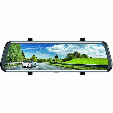 ADESSO GekoGear 2-Channel 1080P Front / 1080P Rearview Mirror Dashcam