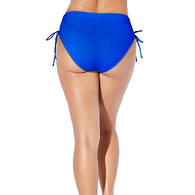 Swimsuits for All Women's Virtuoso Ruched Side Tie Bikini Bottom