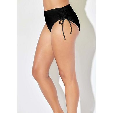Swimsuits for All Women's Virtuoso Ruched Side Tie Bikini Bottom