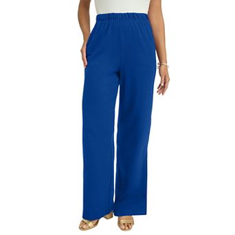 Jessica London Women's Plus Size Soft Ease Wide Leg Pant