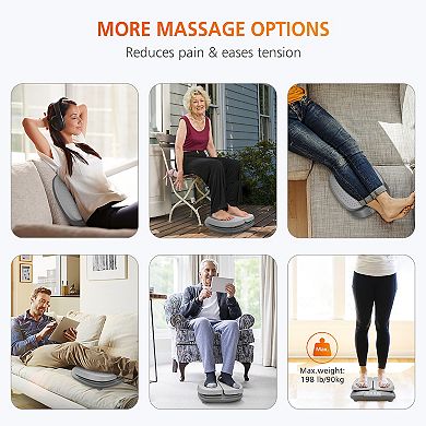 Snailax Foot Massager Machine With Heat, Foot Massager With Remote Control & Adjustable