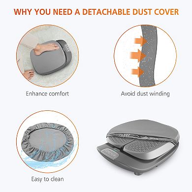 Snailax Foot Massager Machine With Heat, Foot Massager With Remote Control & Adjustable